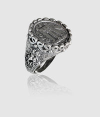 Anello con Moneta statere in Argento 925/000
