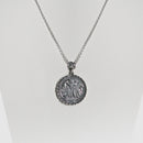 Pendente Moneta Statere in Argento 925/000