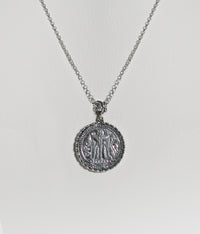 Pendente Moneta Statere in Argento 925/000