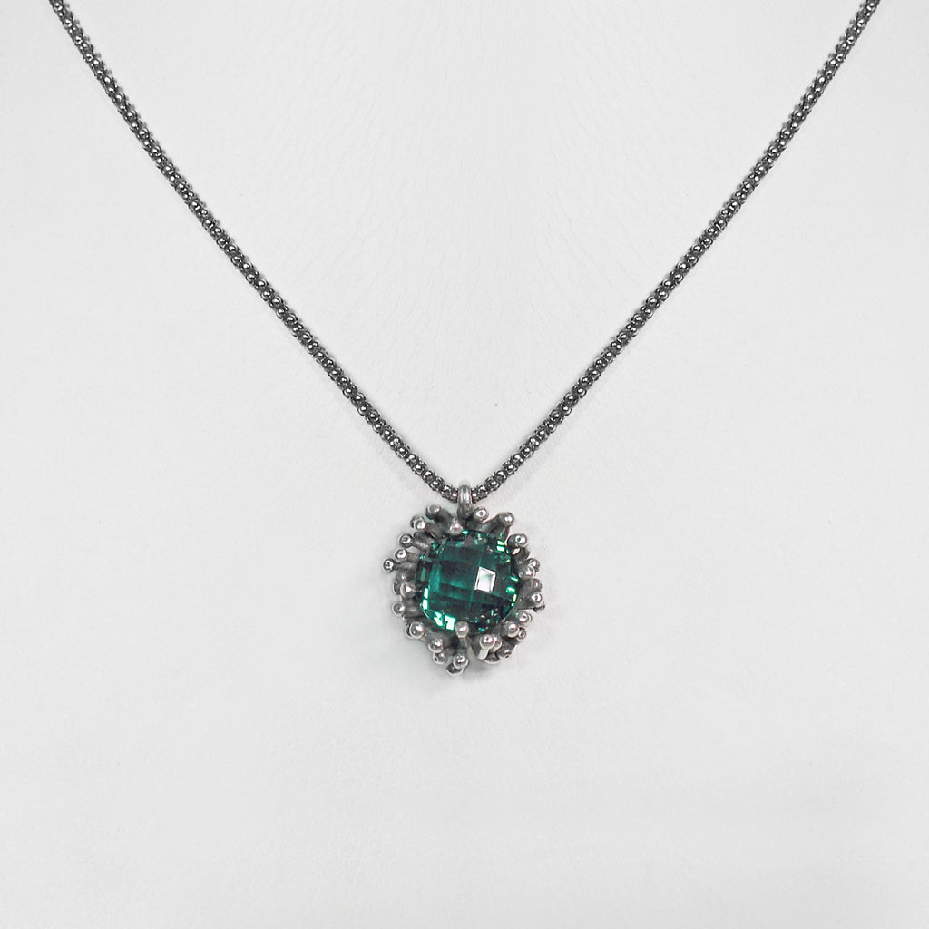 Pendente Scrine di Mare in Argento 925/000 e Quarzo Idrotermale.