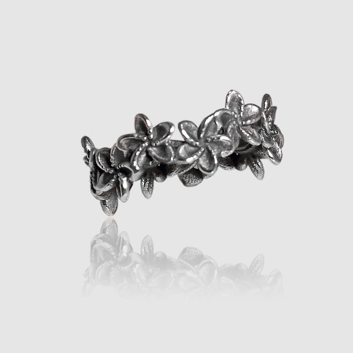 Anello Fiore Frangipane in Argento 925/000.