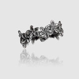 Anello Fiore Frangipane in Argento 925/000.