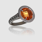 Anello in Argento 925/000 E Quarzo Idrotermale.