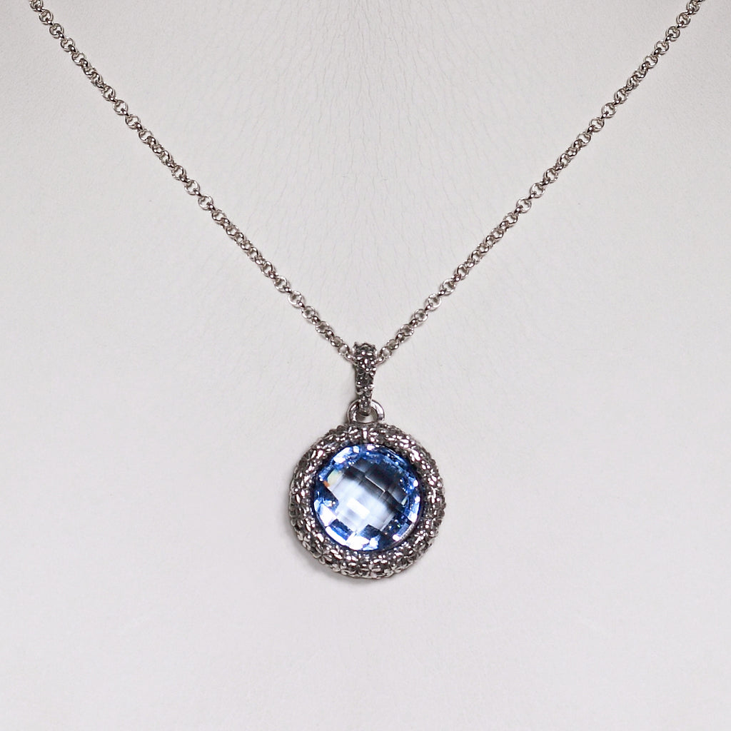 Pendente Margherite in Argento 925/000 e Quarzo Idrotermale.