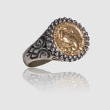 Anello Capricorno in Argento 925/000.