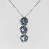Pendente Margherite in Argento 925/000 e Quarzi Idrotermali.