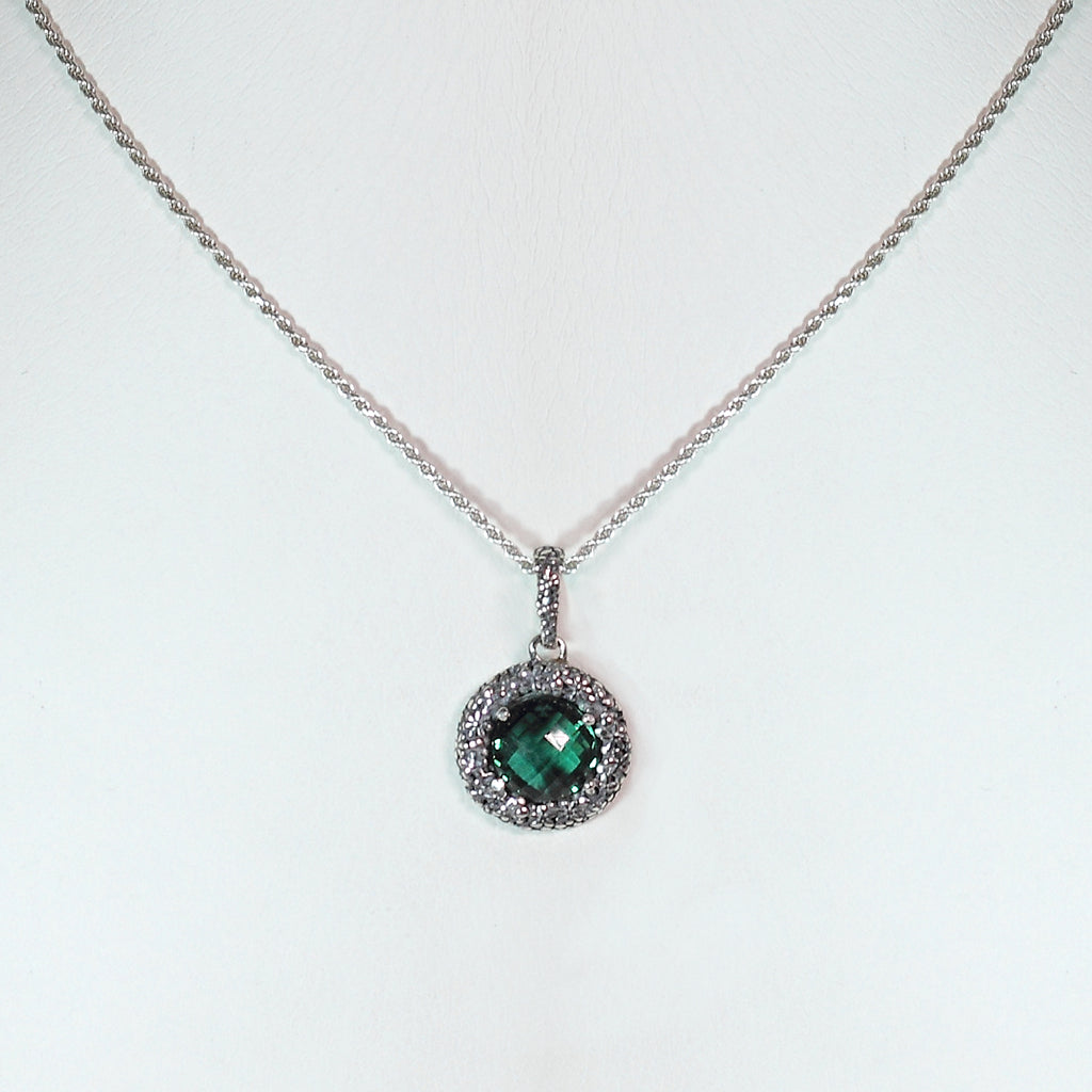 Pendente Margherite in Argento 925/000 e Quarzi Idrotermali.