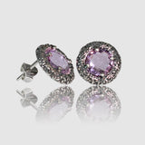 Orecchini Margherite in Argento 925/000 e Quarzo Idrotermale. (Copia)