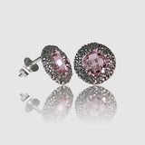 Orecchini Margherite in Argento 925/000 e Quarzo Idrotermale. (Copia) (Copia)