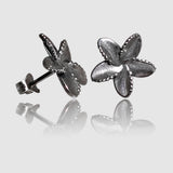 Orecchini Fiore Frangipane in Argento 925/000.