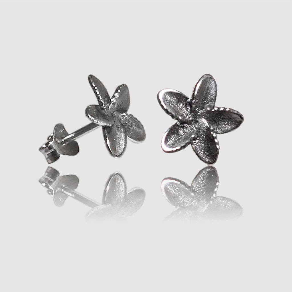 Orecchini Fiore Frangipane in Argento 925/000.