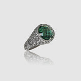 Anello Margherite in Argento 925/000 e Quarzo Idrotermale.