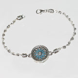 Bracciale Rosone in Argento 925/000 e Agata del Duomo di Reggio Calabria.