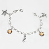 Bracciale Mare in Argento 925/000 e Quarzo Idrotermale.