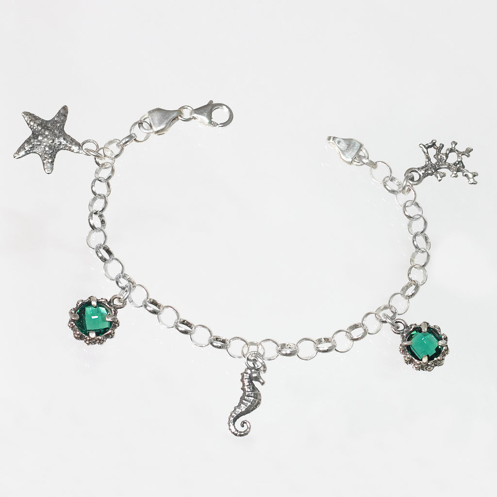 Bracciale Mare in Argento 925/000 e Quarzo Idrotermale.