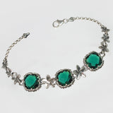 Bracciale Frangipane in Argento 925/000 e Quarzi Idrotermali.