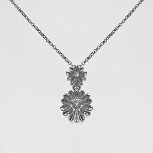 Pendente Margherite In Argento 925/000.
