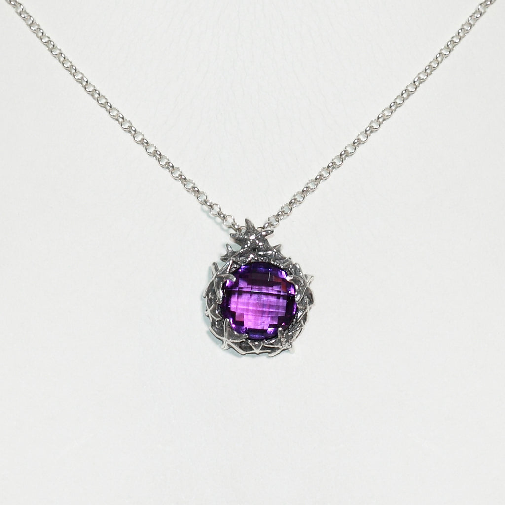 Pendente Stelle Marine in Argento 925/000 e Quarzo Idrotermale.