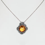 Pendente Margherite in Argento 925/000 e Quarzo Idrotermale.