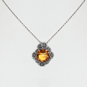 Pendente Margherite in Argento 925/000 e Quarzo Idrotermale.