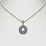 Pendente Frangipane in Argento 925/000 e Quarzo Idrotermale.
