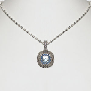 Pendente Frangipane in Argento 925/000 e Quarzo Idrotermale.
