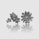 Orecchini Margherite In Argento 925/000.