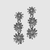 Orecchini Margherite In Argento 925/000.