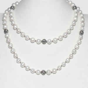 Collana Jennacca in Argento 925/000 e Perle Naturali.