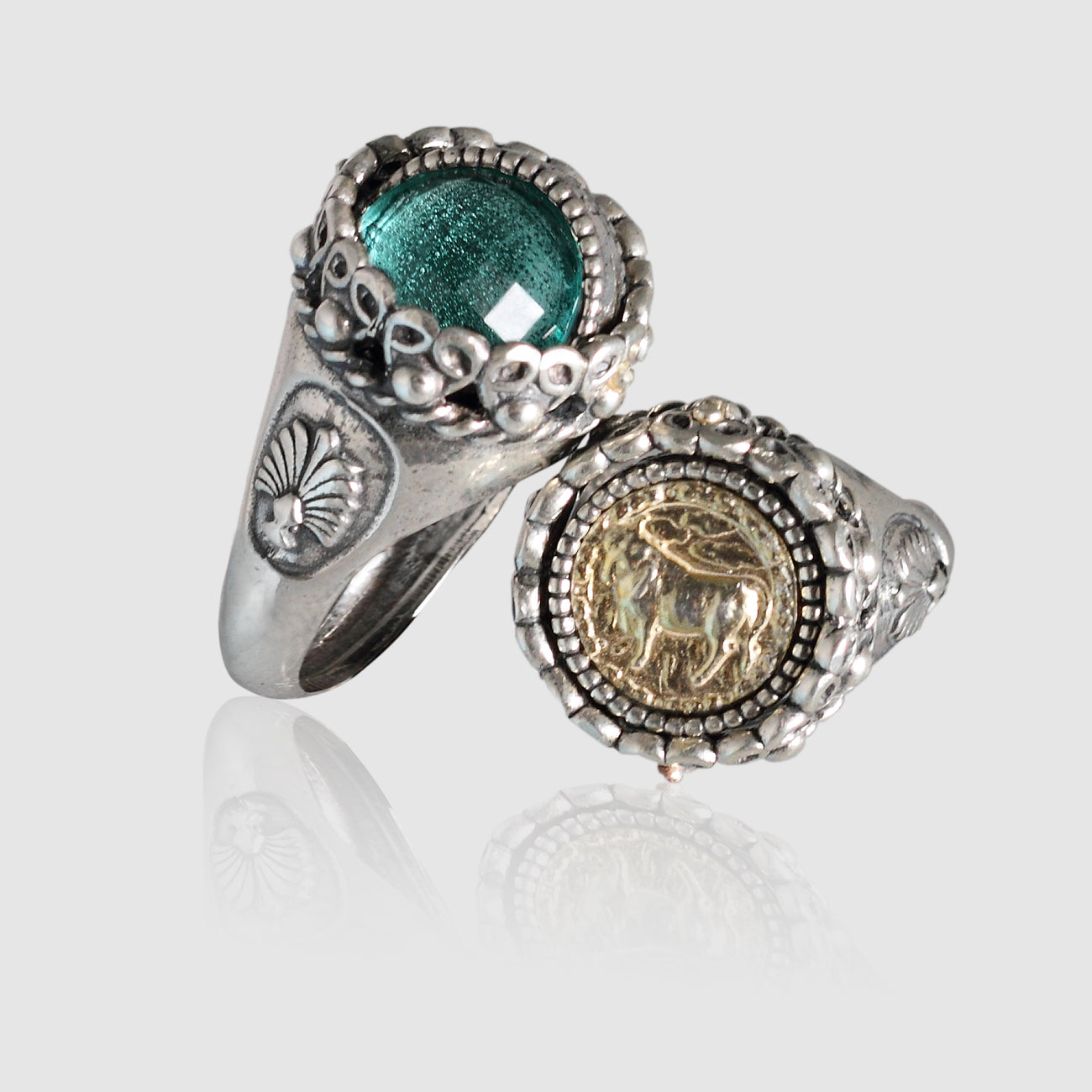 Anello Toro in Argento 925/000 - Main Image