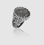 Anello con Moneta statere in Argento 925/000