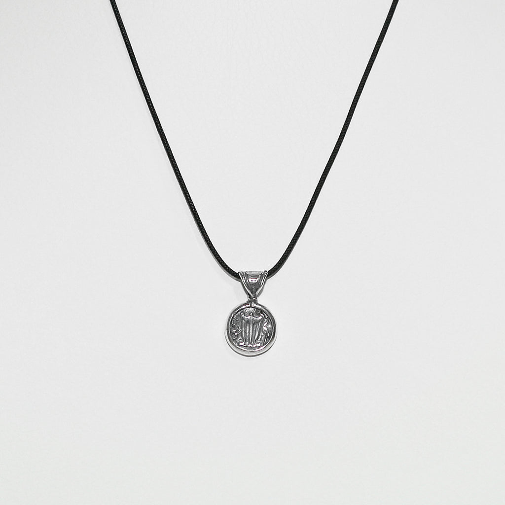 Pendente Moneta Statere in Argento 925/000