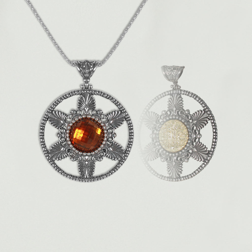 Pendente Gemelli in Argento 925/000