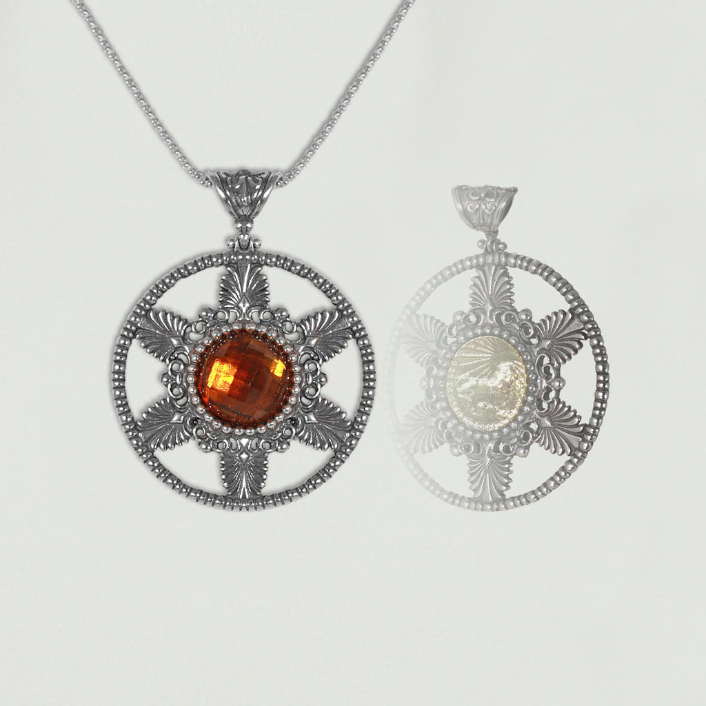 Pendente Leone in Argento 925/000.