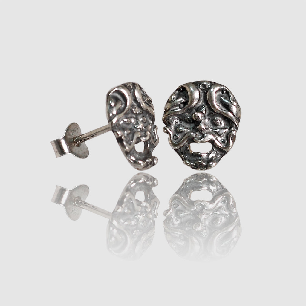 Orecchini mucca Hereford in argento sterling - Italia Orecchini mucca Hereford in argento sterling - Italia